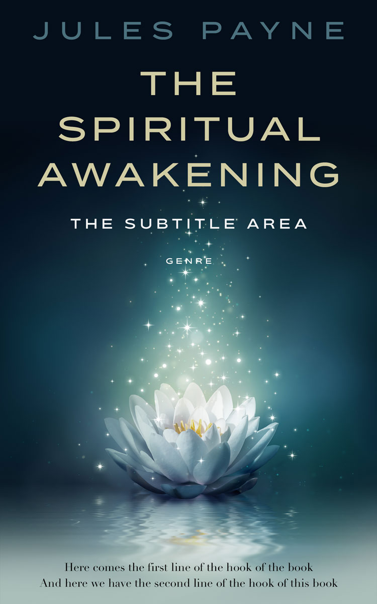 2D view of Premade Religion & Spirituality Book Cover - Firefly