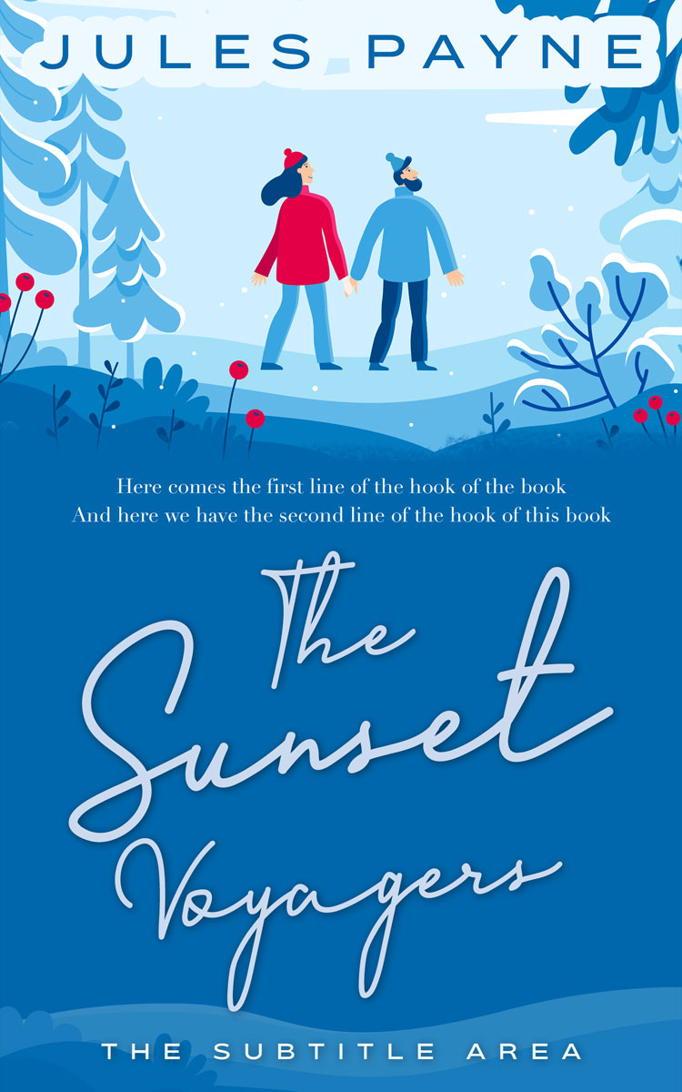 2D view of Premade Romance Book Cover - Link Water