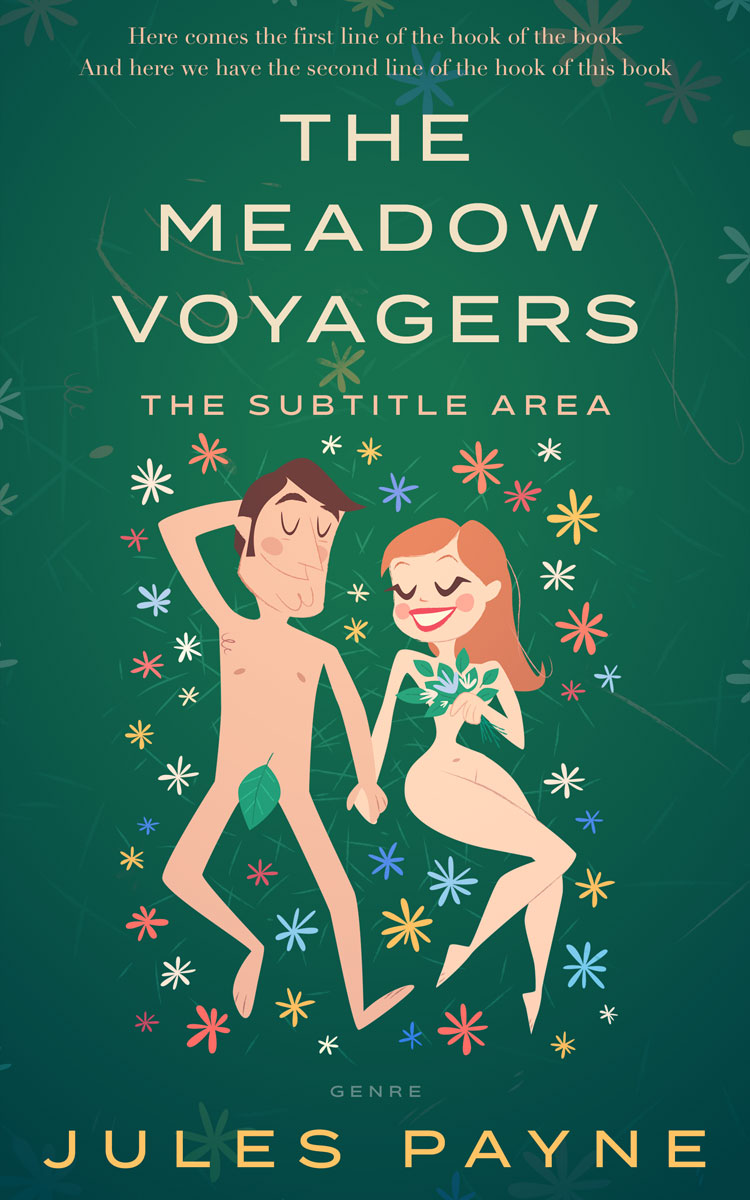 2D view of Premade Erotica Book Cover - Eden