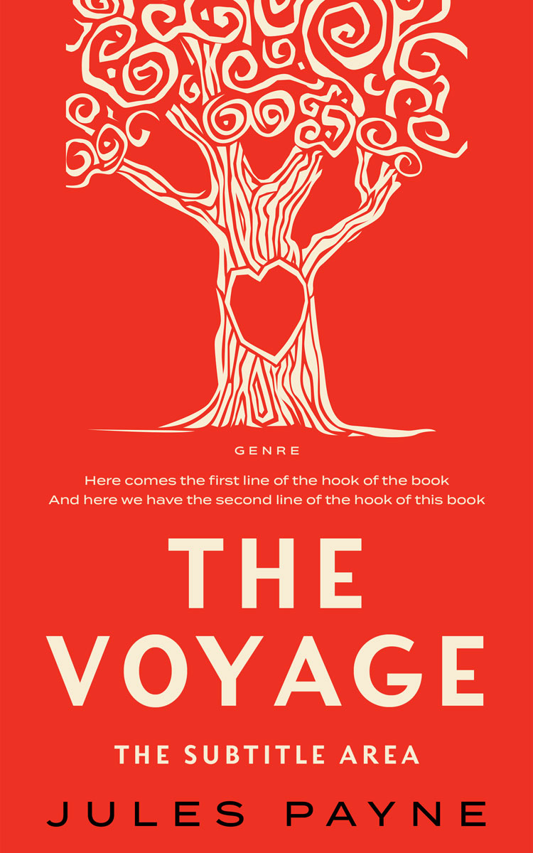 2D view of Premade Romance Book Cover - Pomegranate