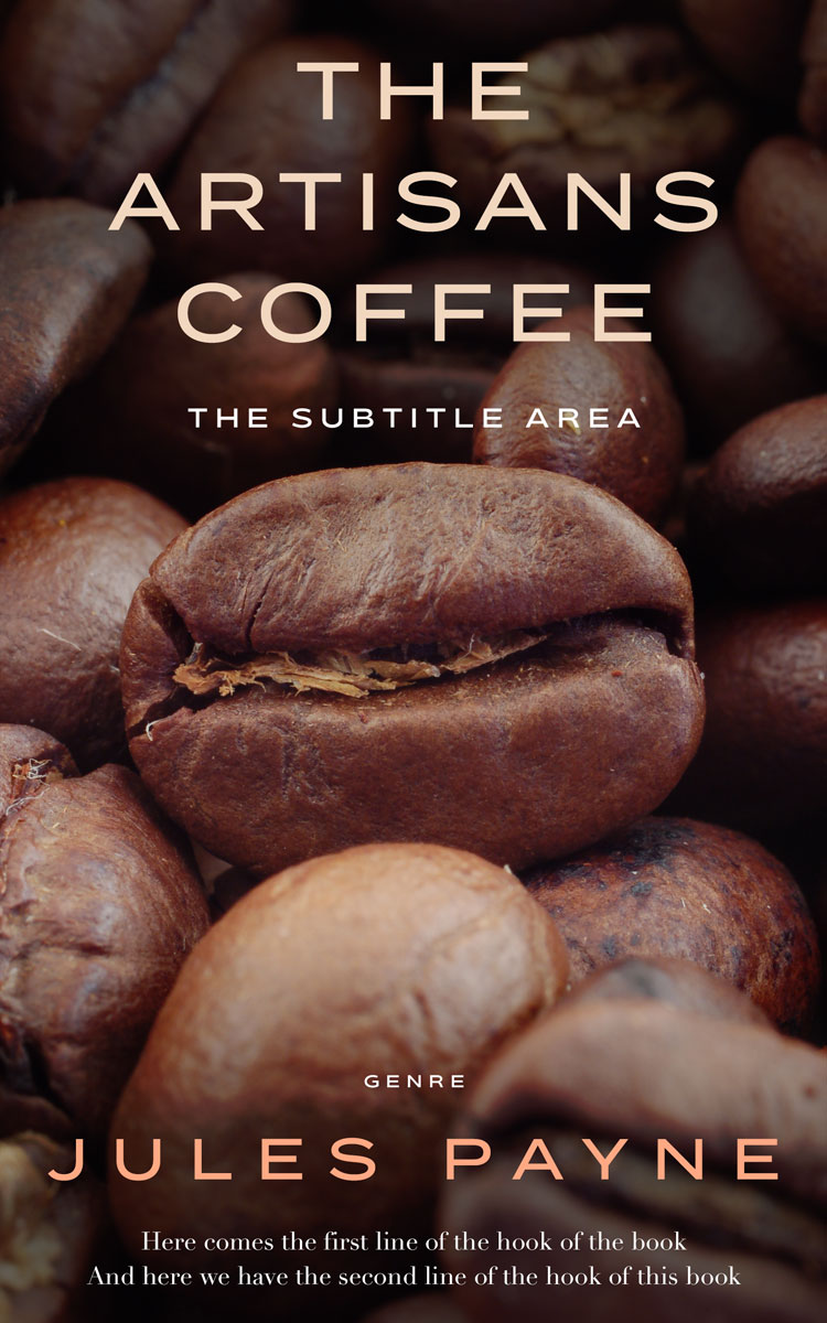 2D view of Premade Cookbooks & Food & Wine Book Cover - Jon