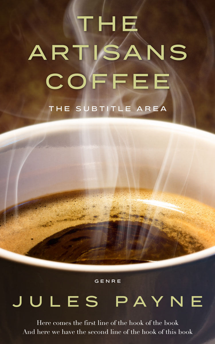 2D view of Premade Cookbooks & Food & Wine Book Cover - Cameo