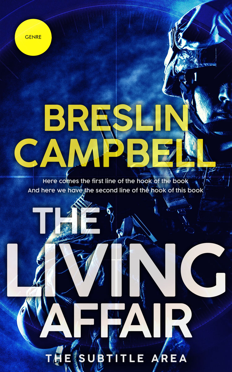 2D view of Premade Mystery & Thriller & Suspense Book Cover - Sapling