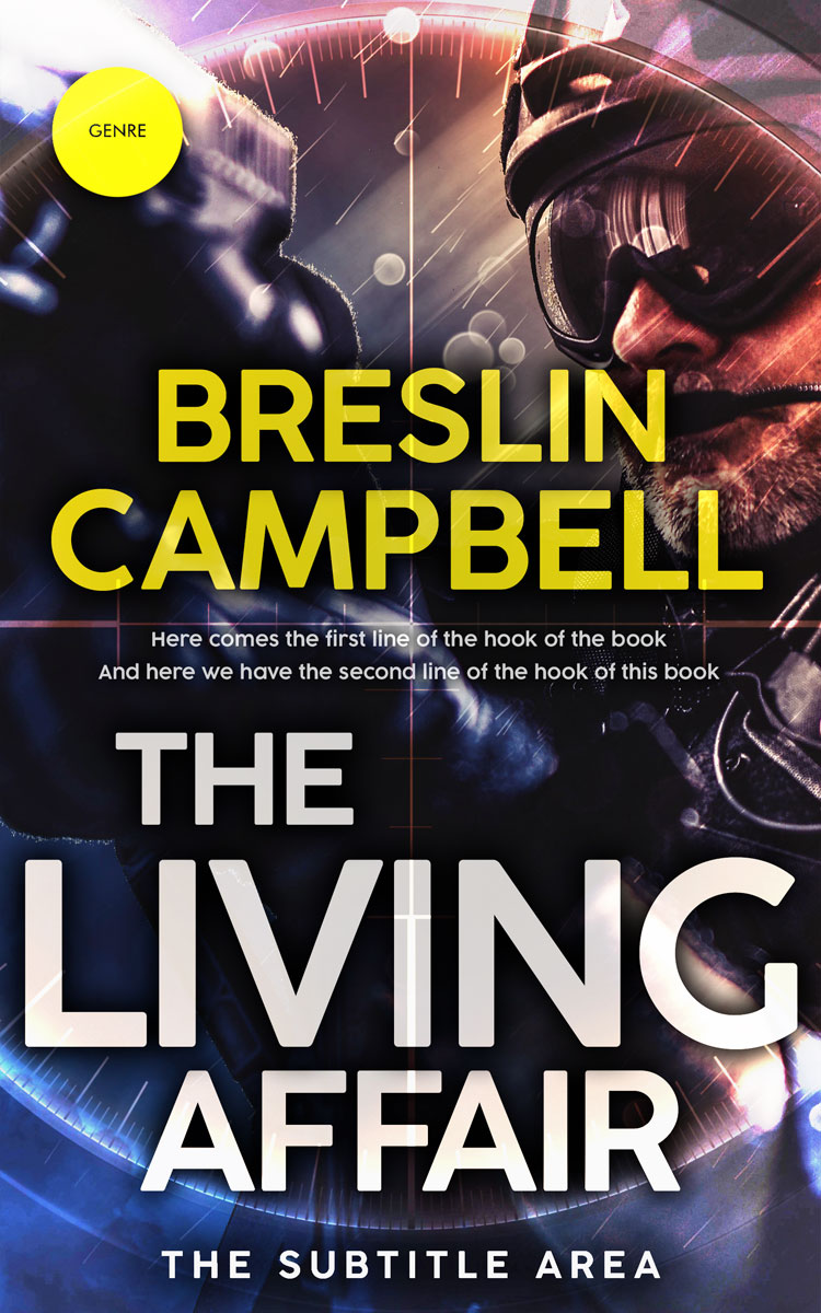 2D view of Premade Mystery & Thriller & Suspense Book Cover - Brandy