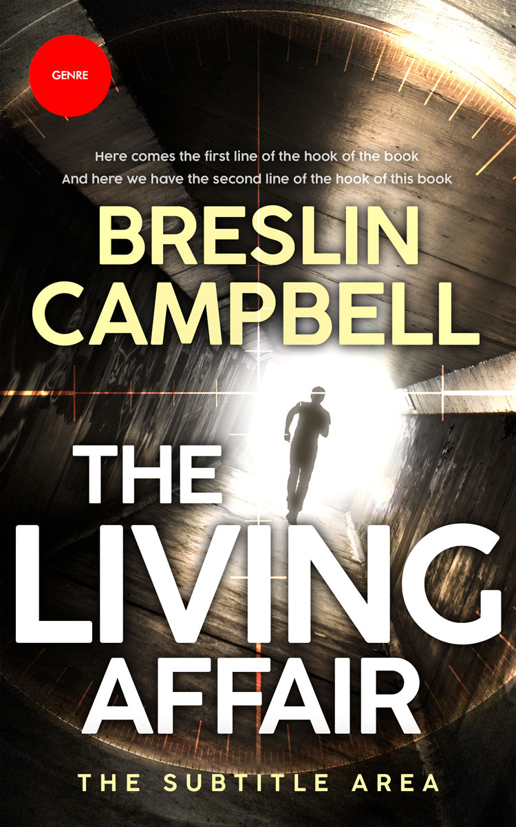 2D view of Premade Mystery & Thriller & Suspense Book Cover - Sapling