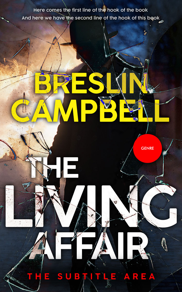 2D view of Premade Mystery & Thriller & Suspense Book Cover - Calico