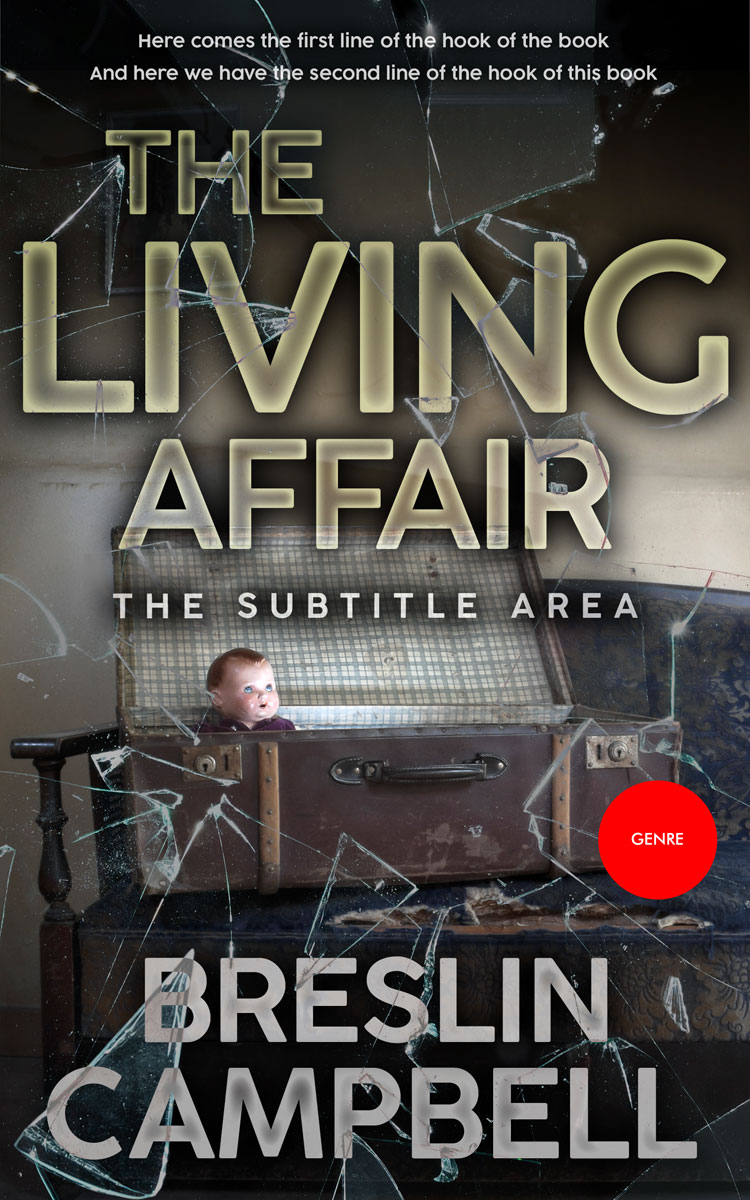 2D view of Premade Mystery & Thriller & Suspense Book Cover - Tuatara