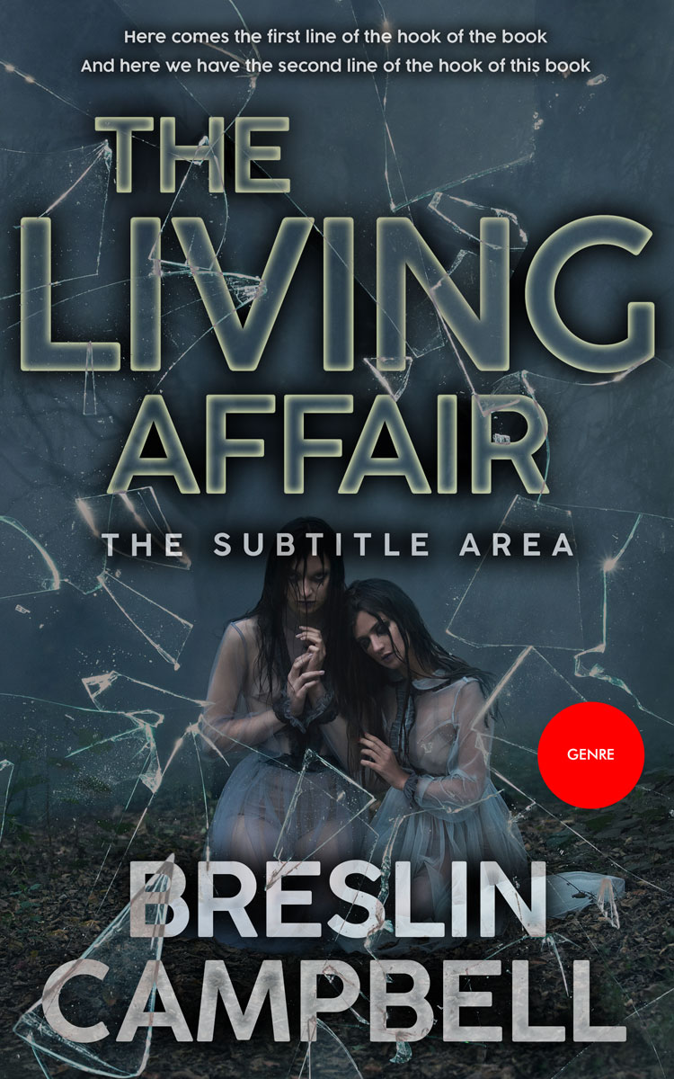 2D view of Premade Teen & Young Adult Book Cover - Outer Space