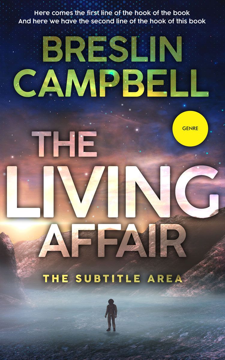 2D view of Premade Science Fiction Book Cover - Tuna