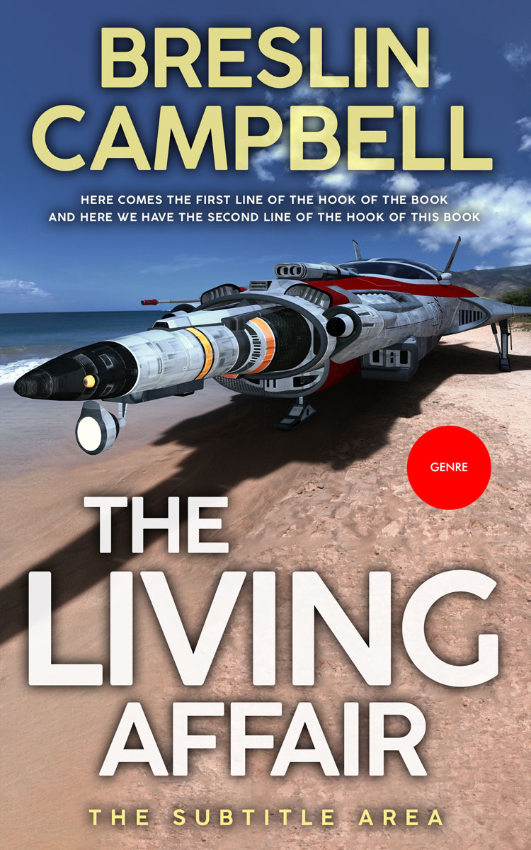 2D view of Premade Science Fiction Book Cover - Zorba