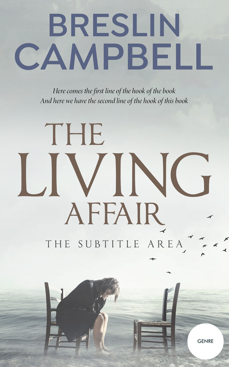 2D view of Premade Romance Book Cover - Pumice