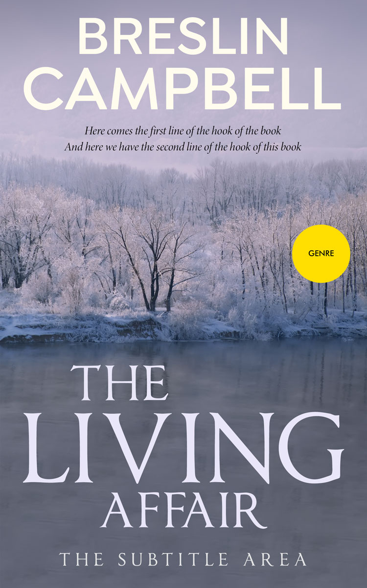 2D view of Premade Nature Book Cover - Waterloo 