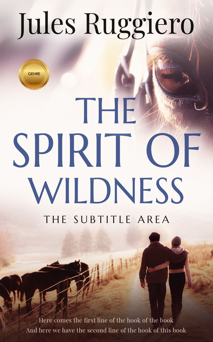 2D view of Premade Romance Book Cover - Thunder