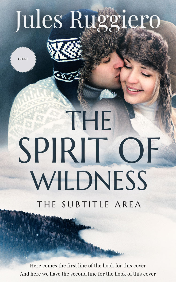 2D view of Premade Romance Book Cover - Pickled Bluewood