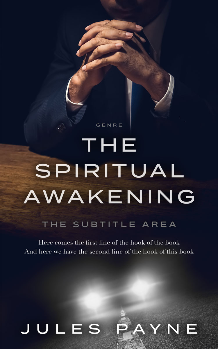 2D view of Premade Mystery & Thriller & Suspense Book Cover - Steel Gray