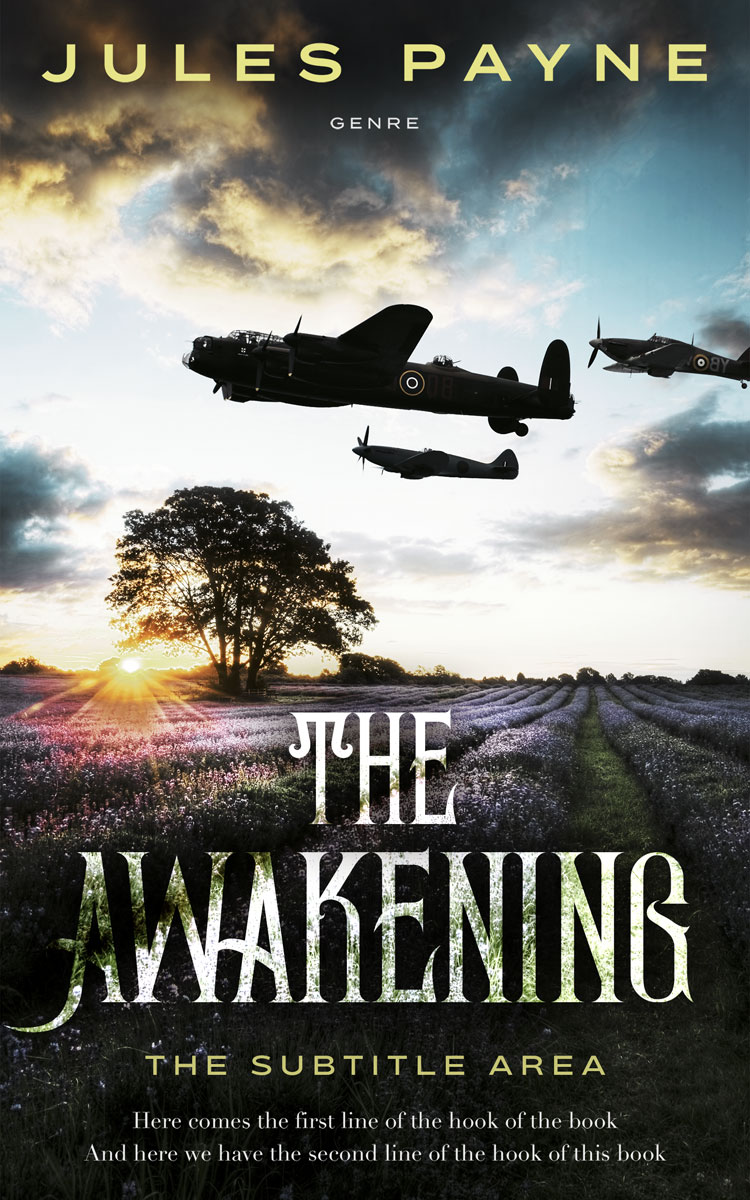 2D view of Premade Historical Book Cover - Satin Linen