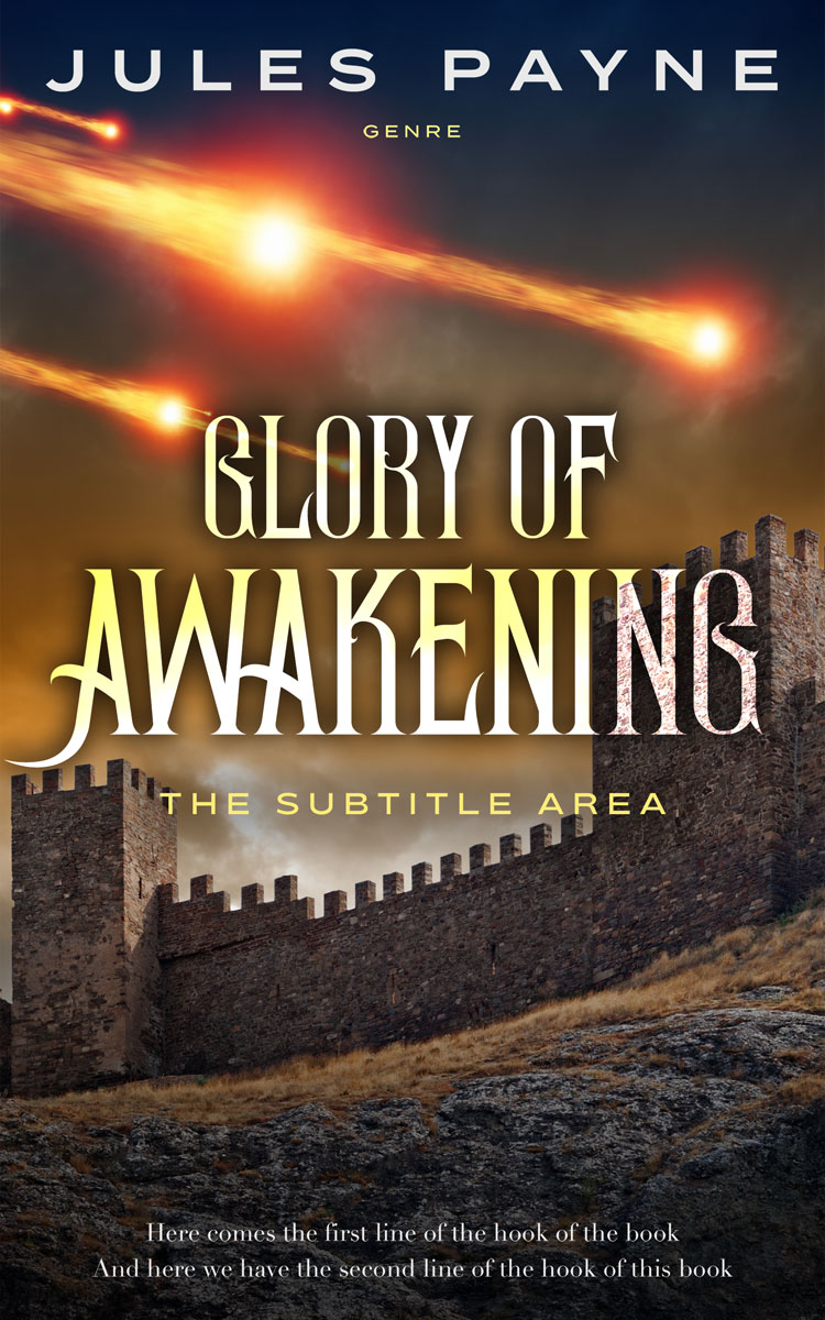 2D view of Premade Apocalyptica Book Cover - Dune