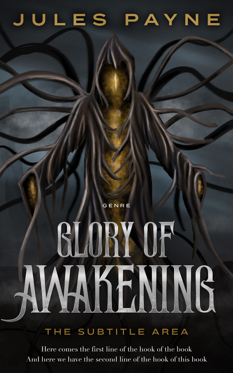 2D view of Shark #7966 - Premade Fantasy Book Cover