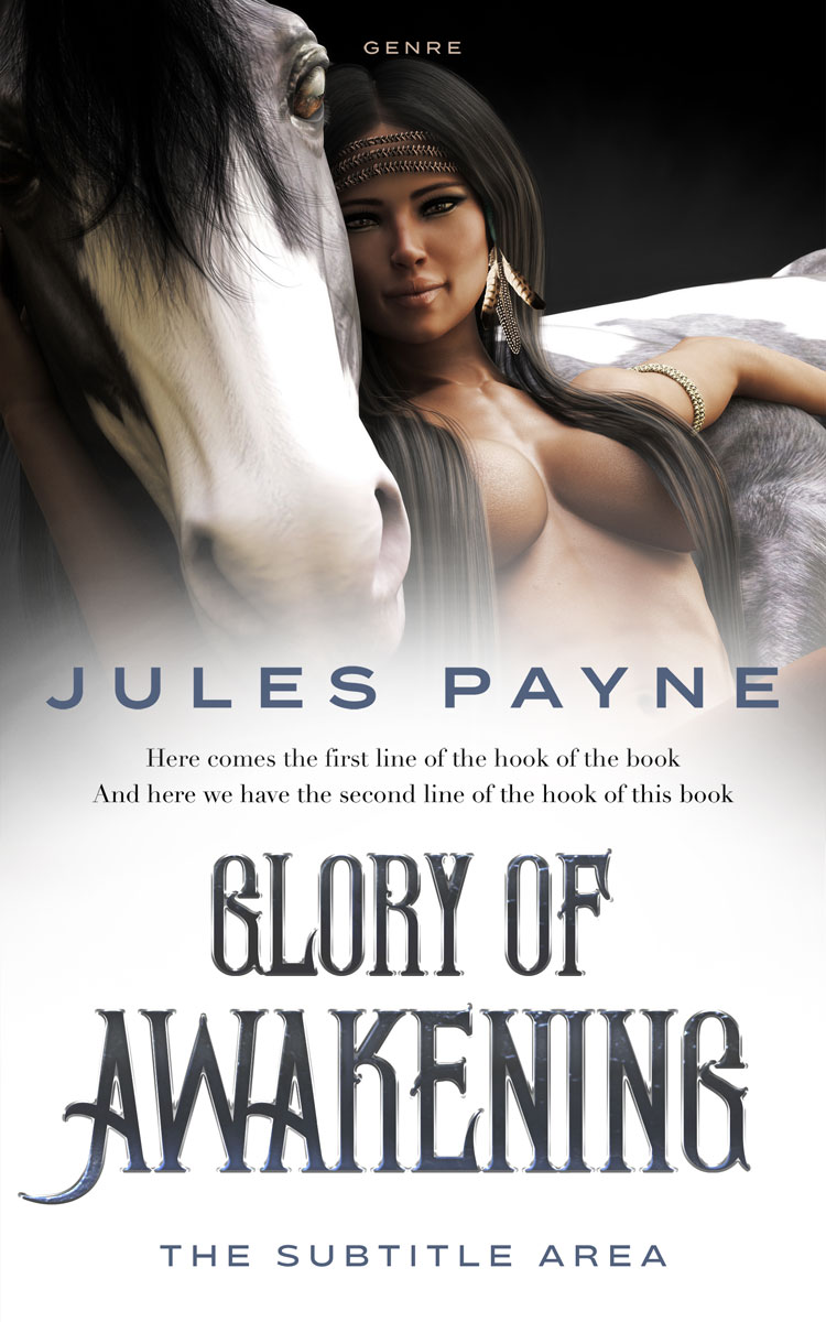 2D view of Premade Fantasy Book Cover - Dune