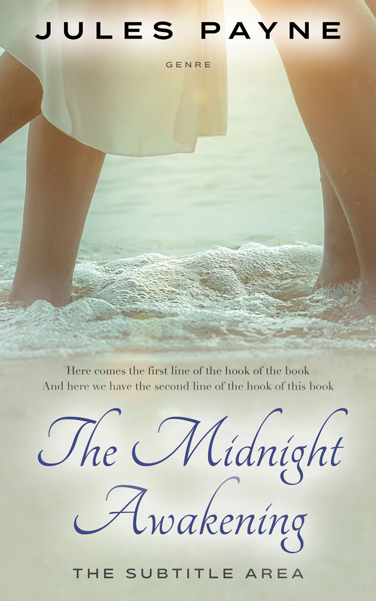 2D view of Premade Romance Book Cover - Foggy Gray