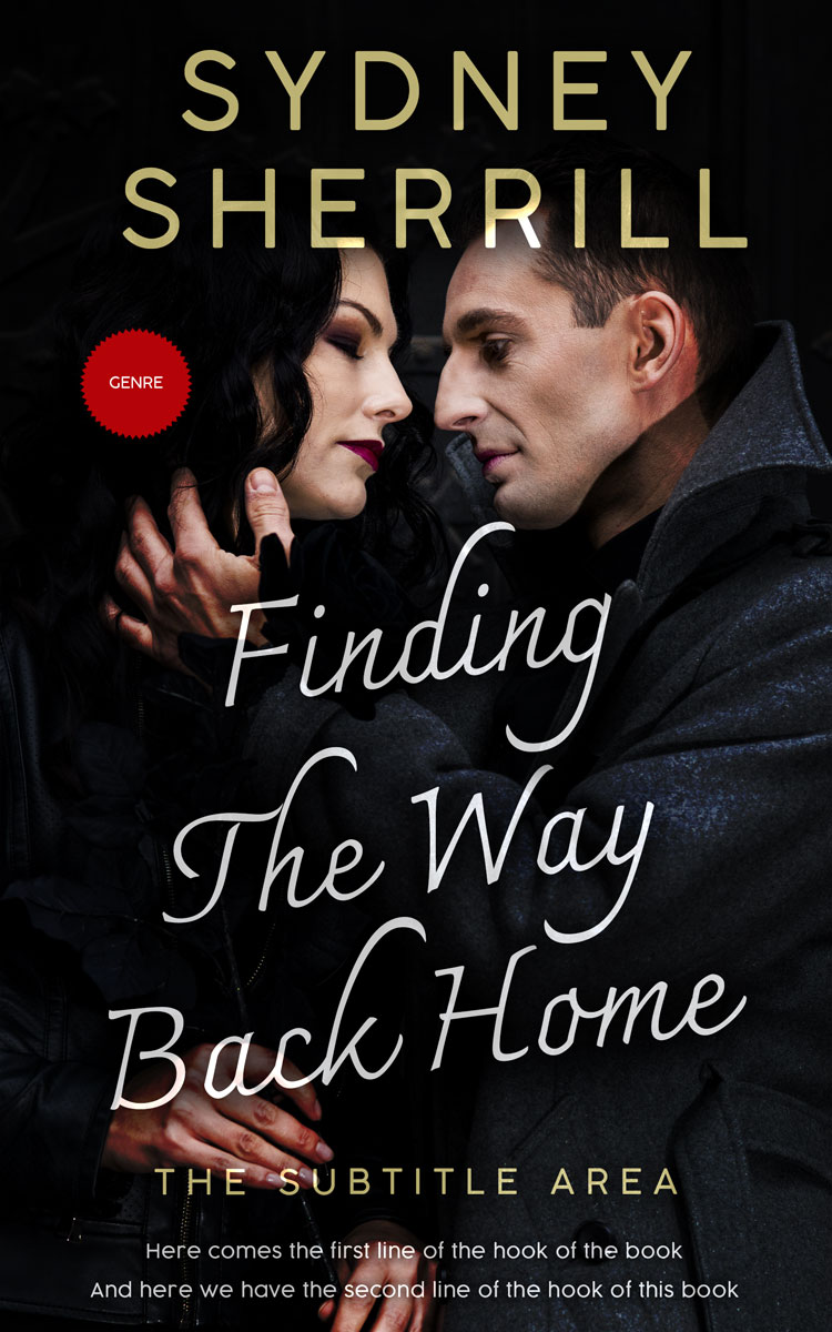 2D view of Premade Romance Book Cover - Woodsmoke