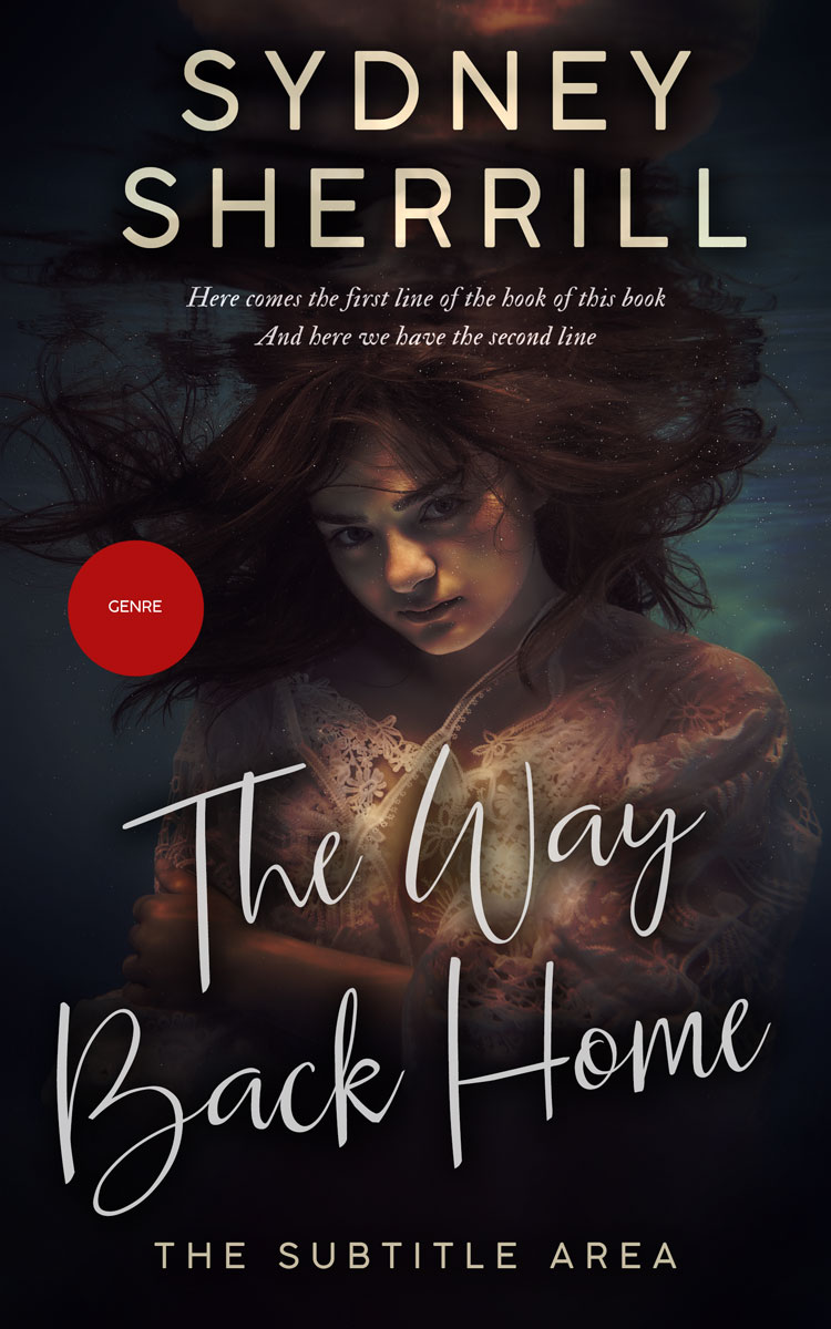 2D view of Premade Surreal Book Cover - Thunder