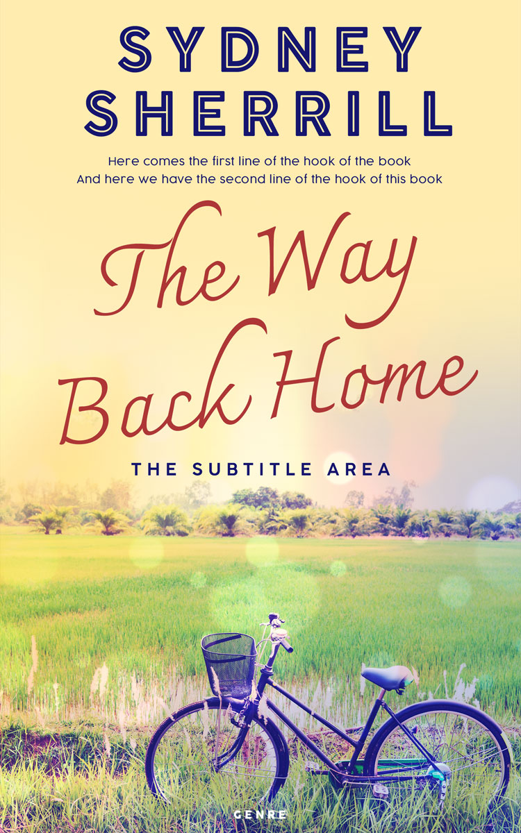 2D view of Premade Literary Fiction Book Cover - Hampton