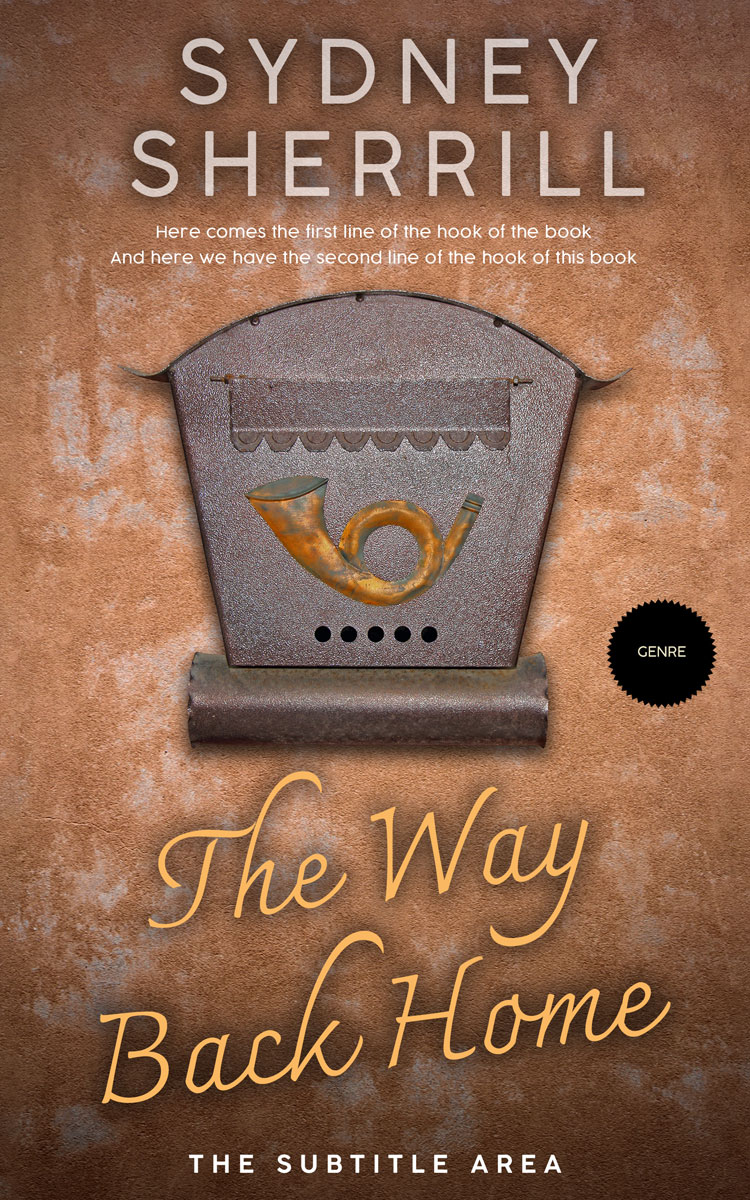 2D view of Premade Literary Fiction Book Cover - Roman Coffee