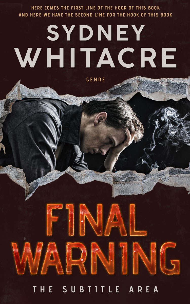 2D view of Premade Mystery & Thriller & Suspense Book Cover - Brandy Rose