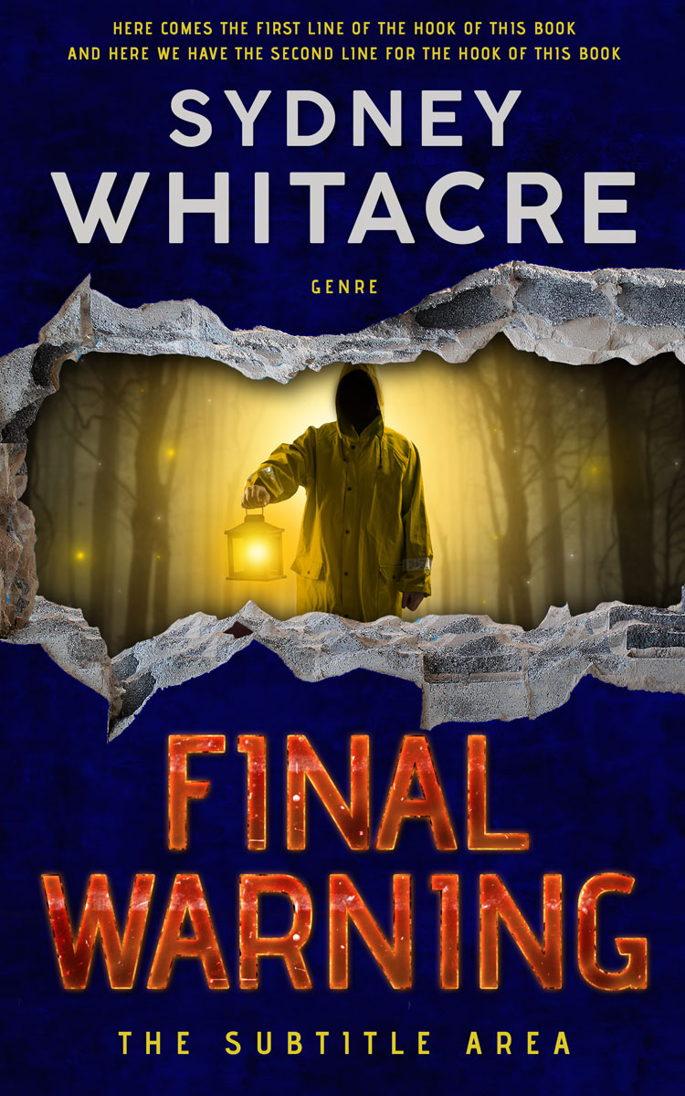 2D view of Premade Mystery & Thriller & Suspense Book Cover - Twine