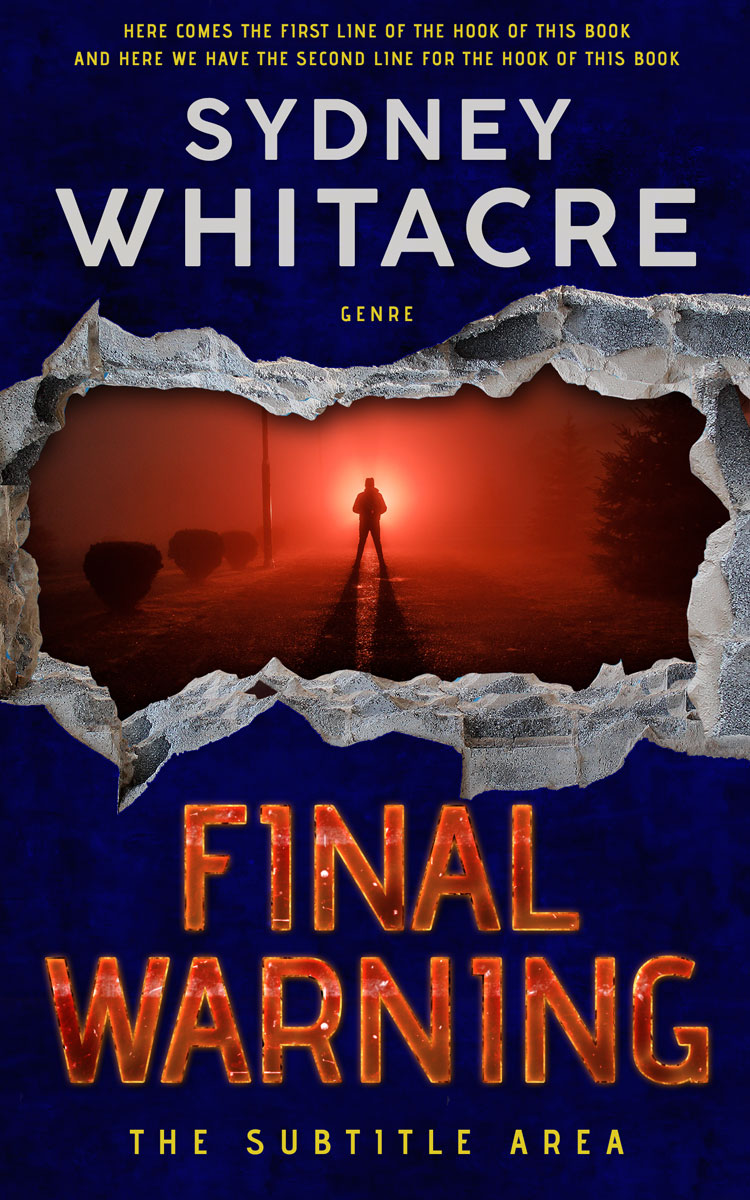 2D view of Premade Mystery & Thriller & Suspense Book Cover - Santa Fe