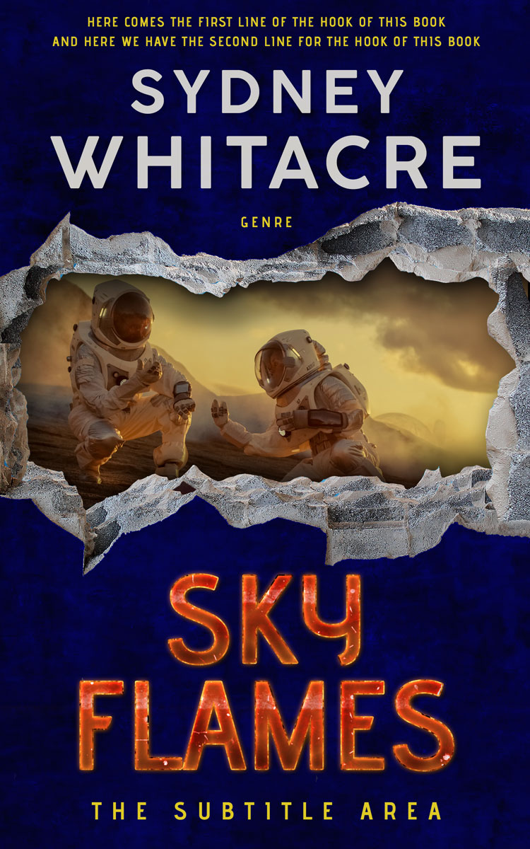 2D view of Premade Science Fiction Book Cover - Haiti