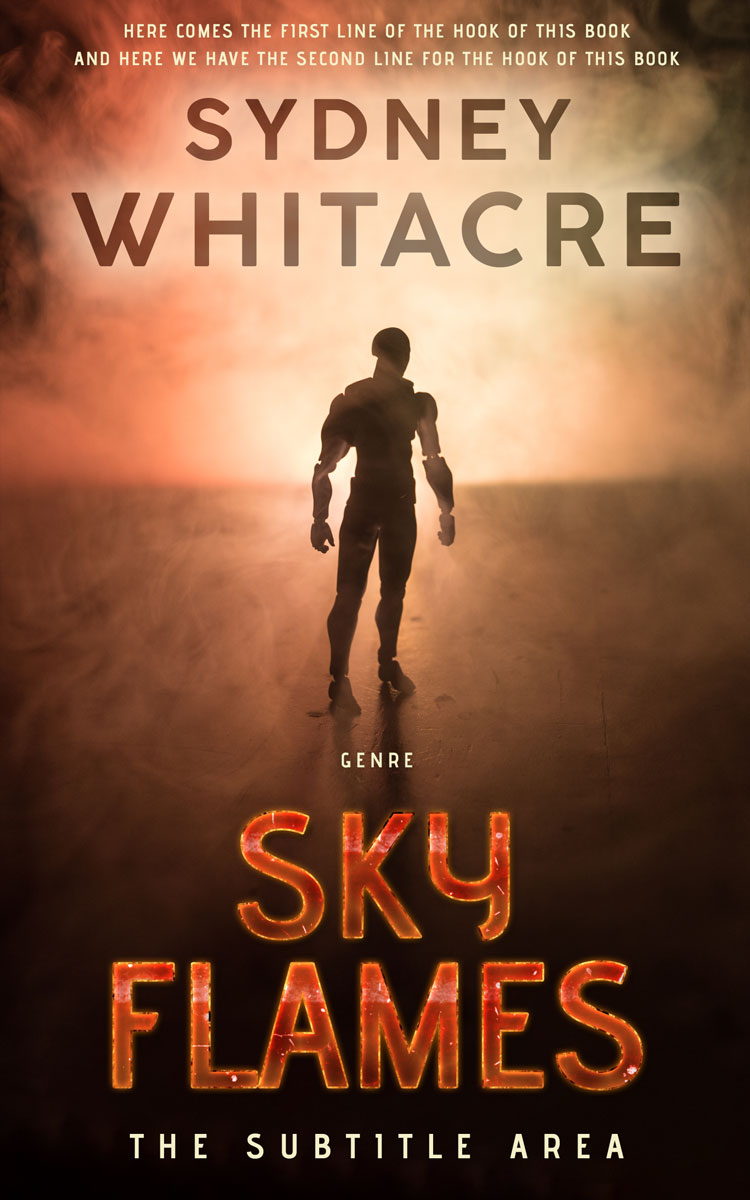 2D view of Premade Science Fiction Book Cover - Cedar