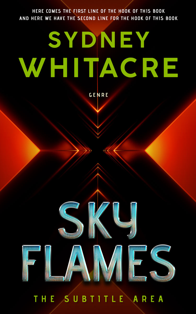 2D view of Premade Science Fiction Book Cover - Paarl