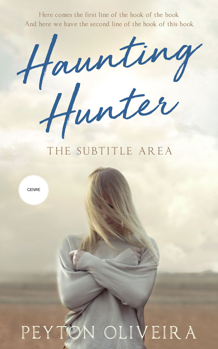 2D view of Premade Teen & Young Adult Book Cover - Satin Linen