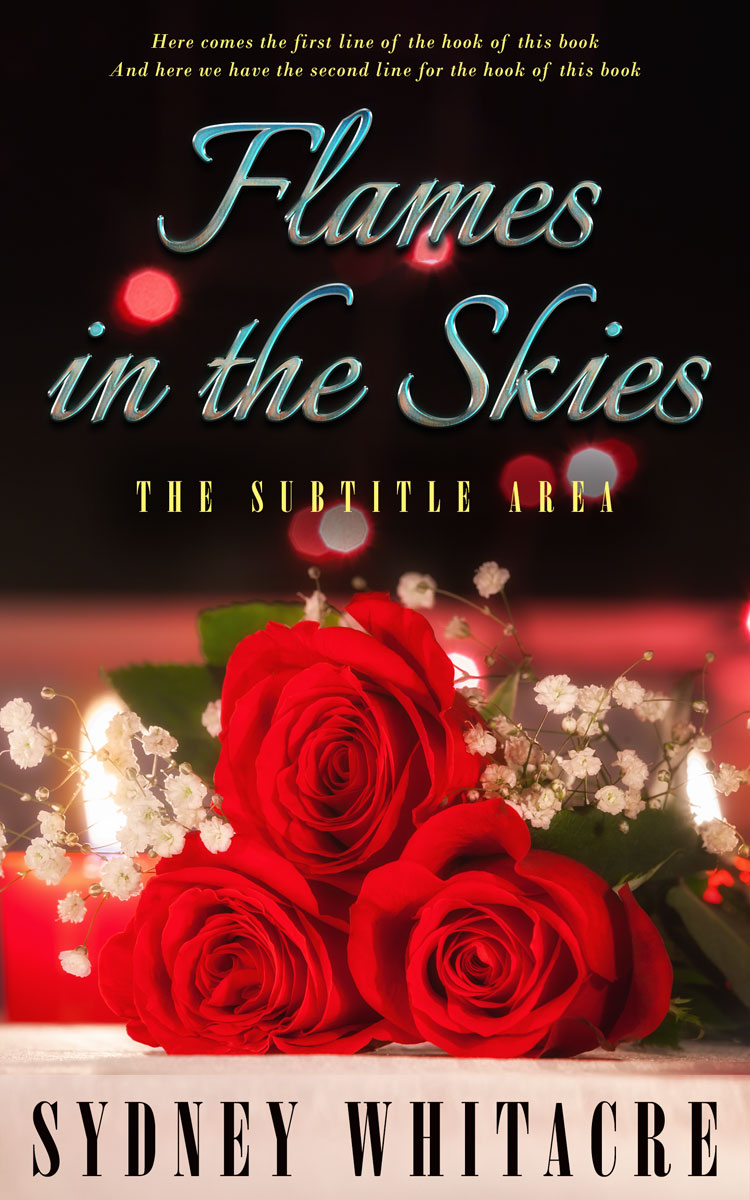 2D view of Premade Romance Book Cover - Sunglo