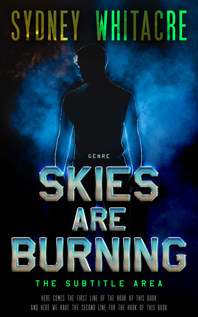 2D view of Premade Mystery & Thriller & Suspense Book Cover - Firefly