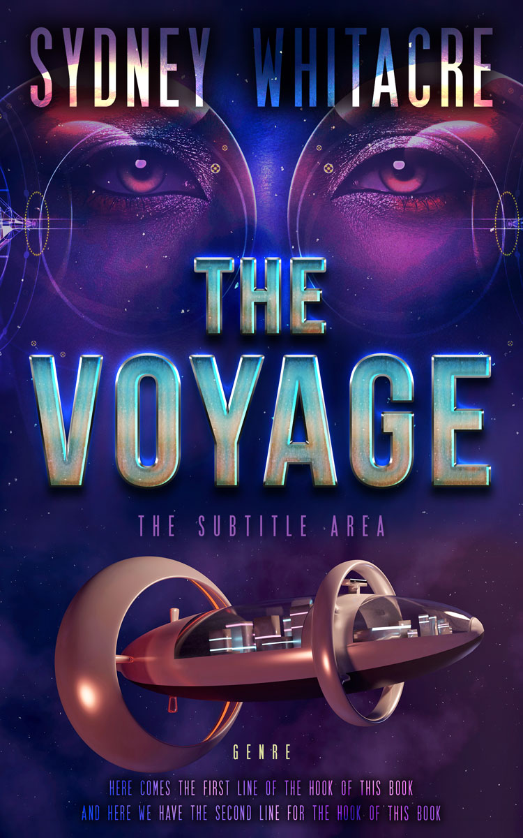 2D view of Premade Science Fiction Book Cover - Port Gore