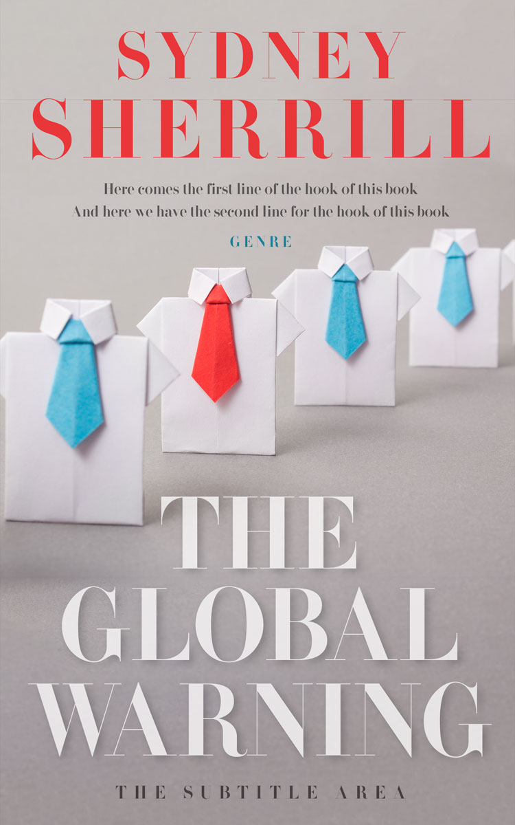 2D view of Premade Business Book Cover - Pink Swan