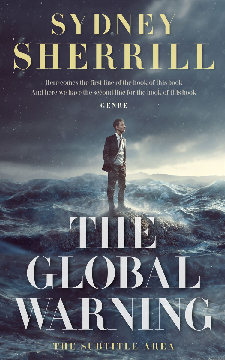 2D view of Premade Business Book Cover - Trout