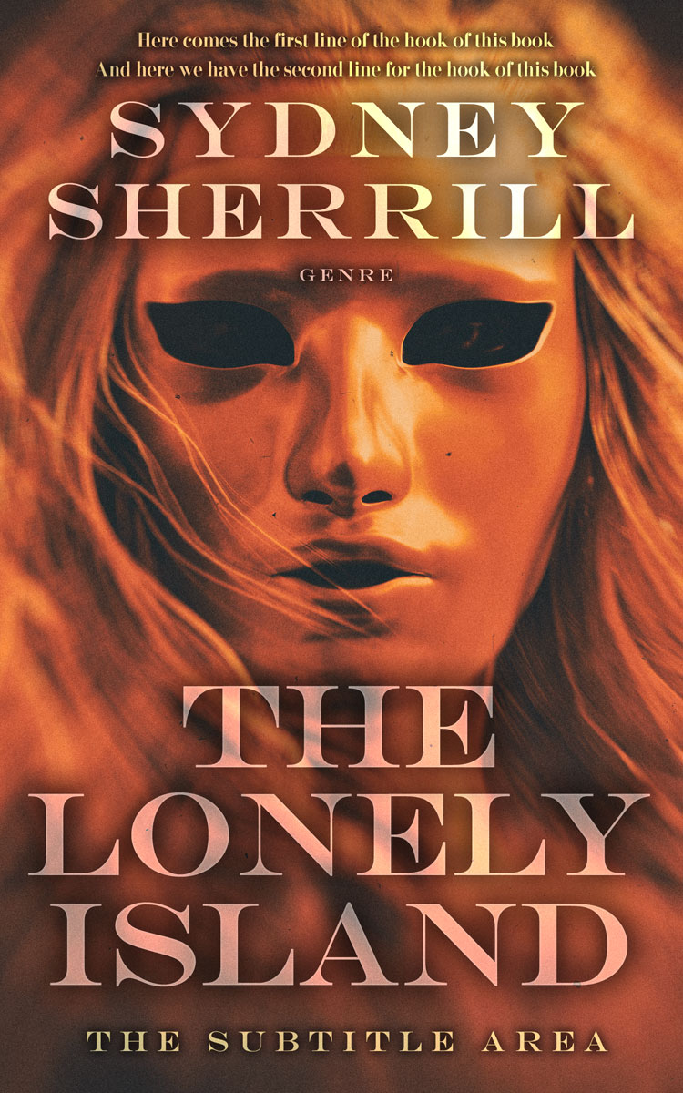 2D view of Premade Horror Book Cover - Nutmeg