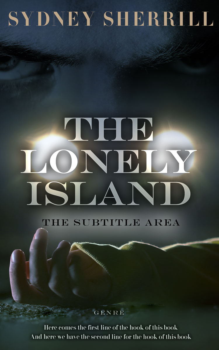 2D view of Premade Mystery & Thriller & Suspense Book Cover - Outer Space