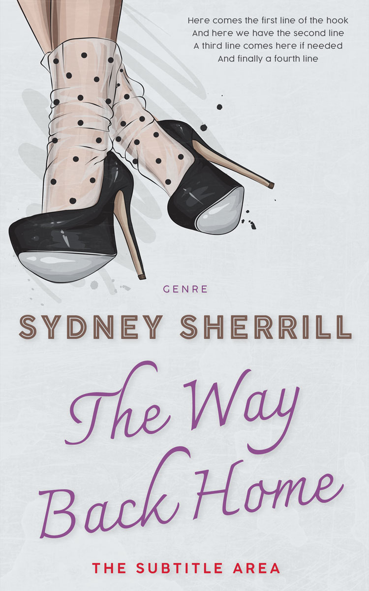 2D view of Premade Abstract Book Cover - Iron