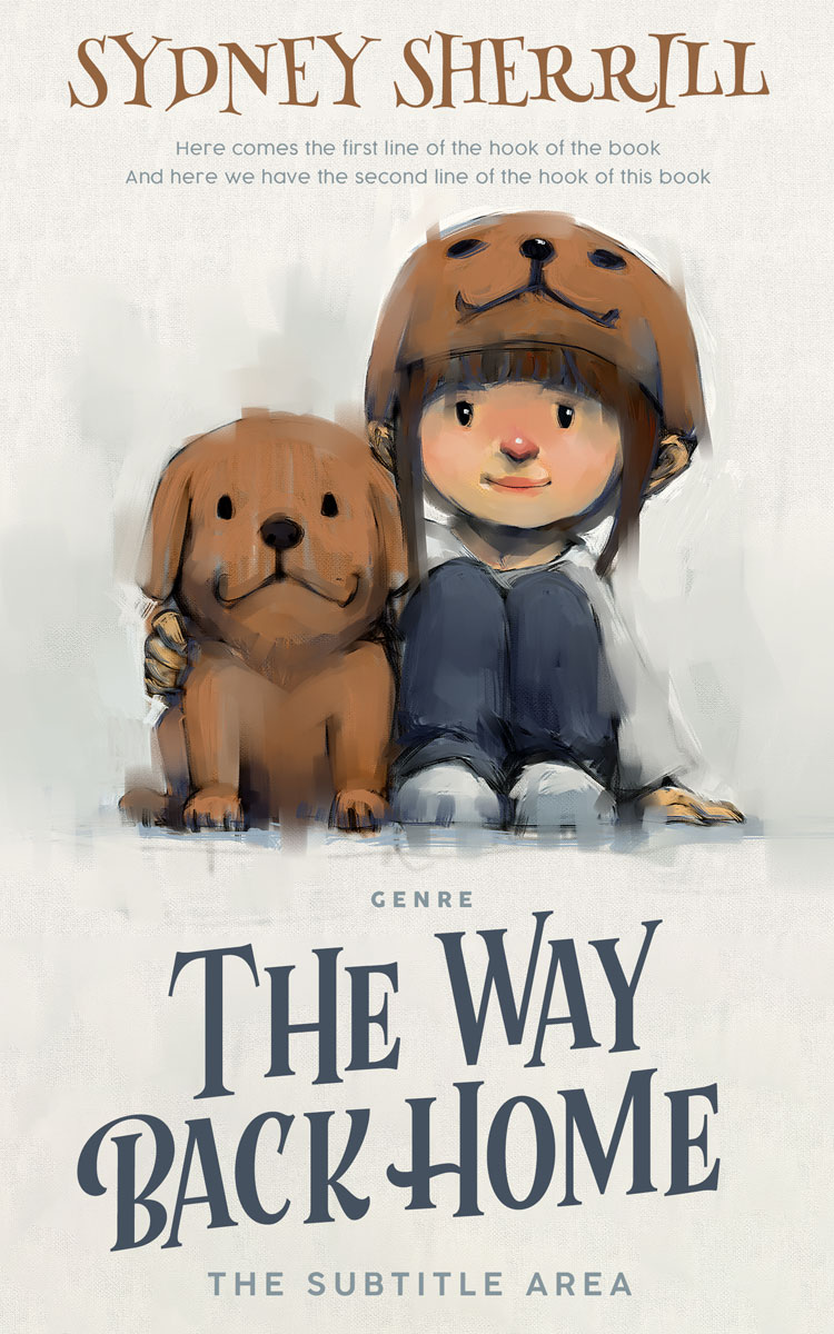 2D view of Premade Teen & Young Adult Book Cover - Cararra