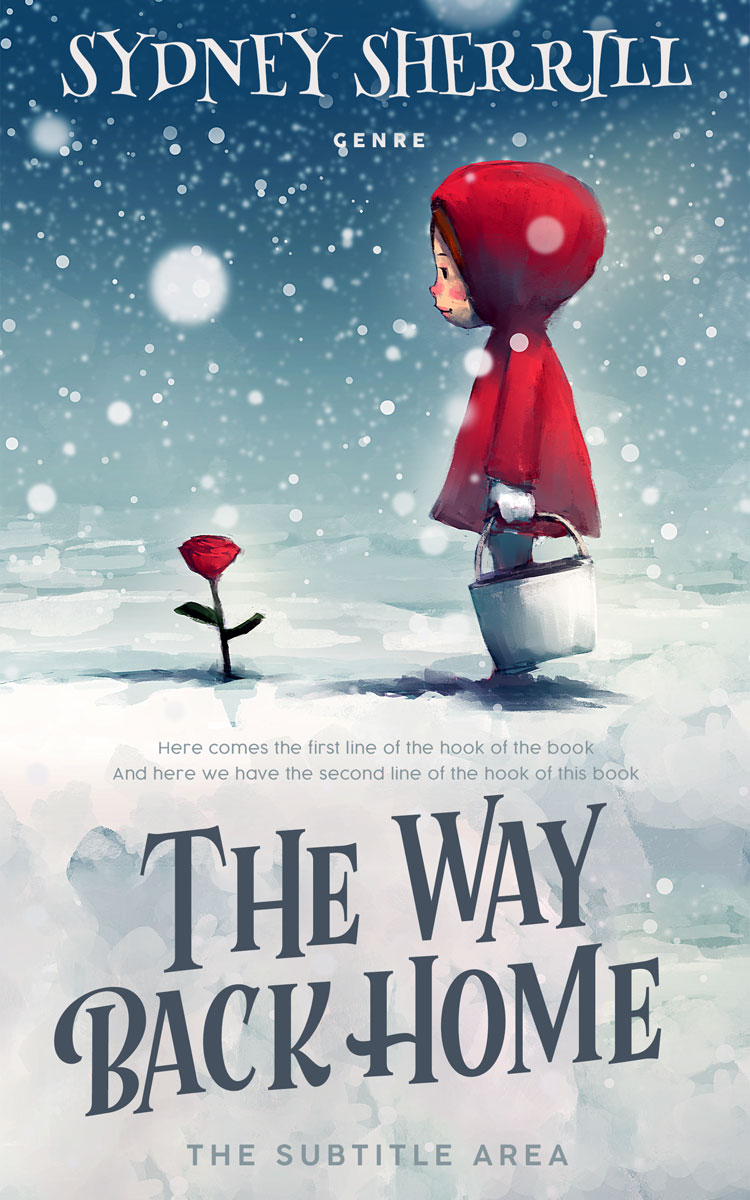 2D view of Premade Teen & Young Adult Book Cover - Iron