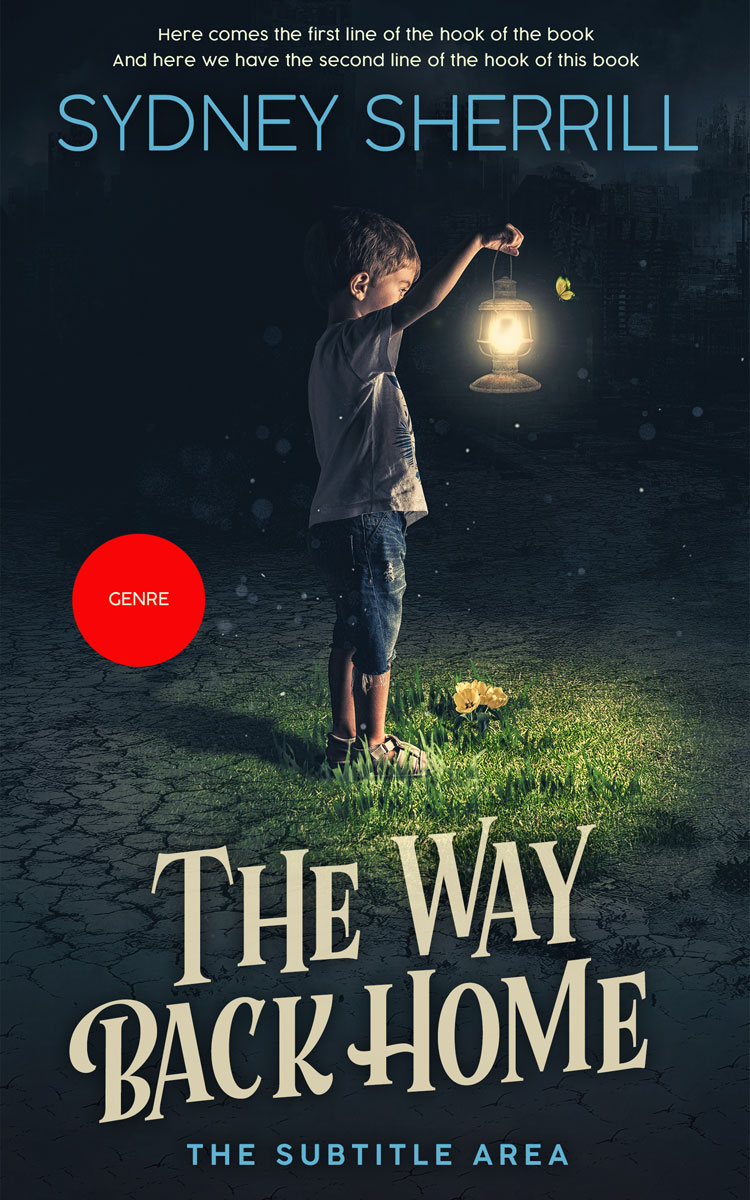 2D view of Premade Mystery & Thriller & Suspense Book Cover - Mirage