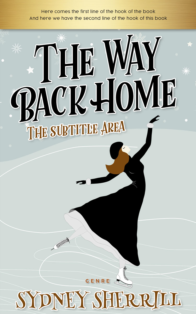 2D view of Premade Teen & Young Adult Book Cover - Pumice