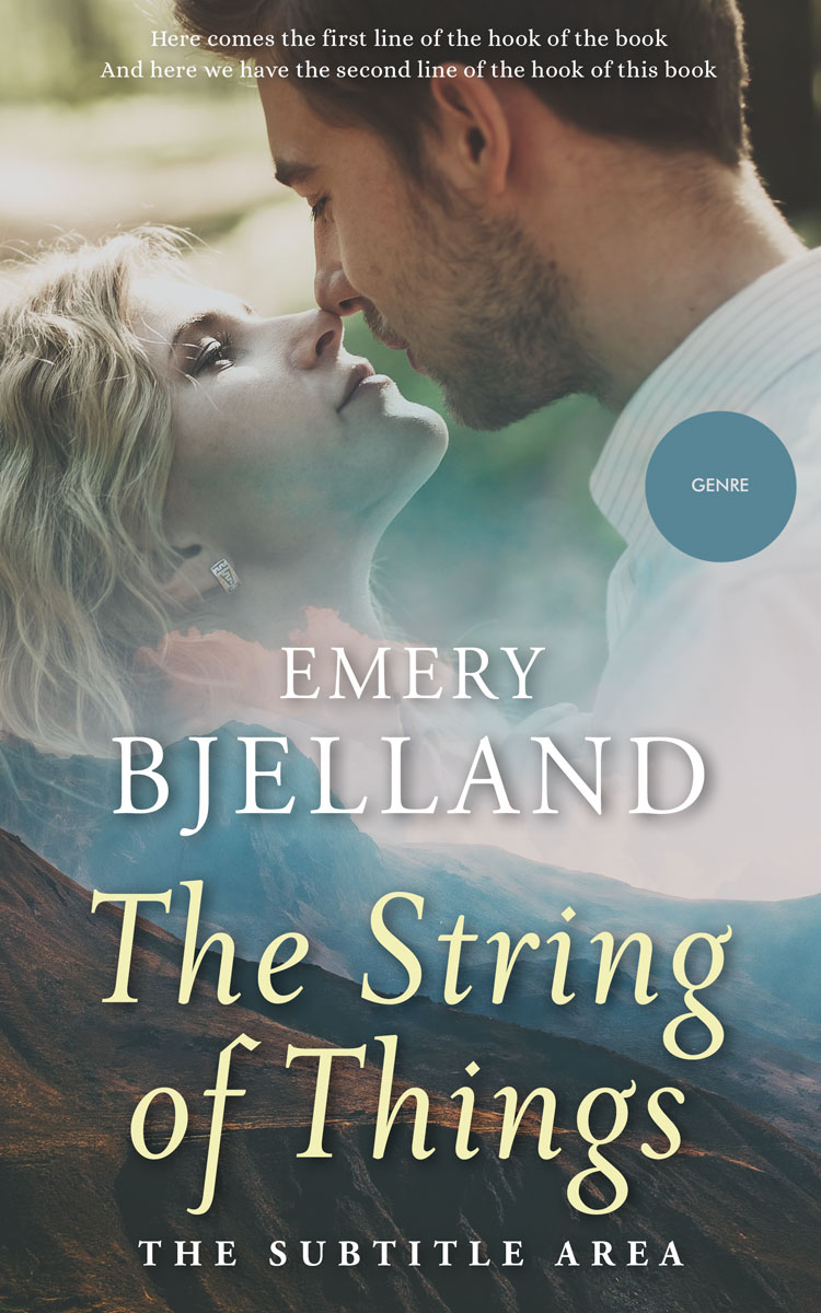 2D view of Premade Romance Book Cover - Nandor