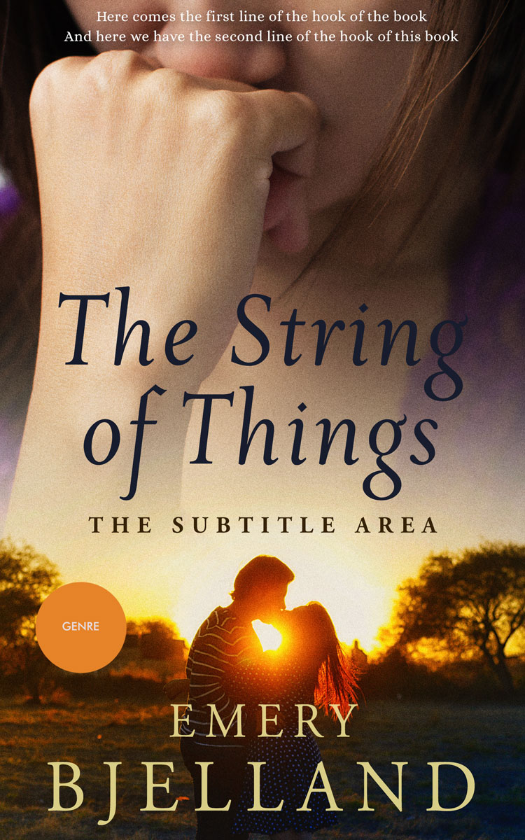 2D view of Premade Health & Mind & Body Book Cover - Calico