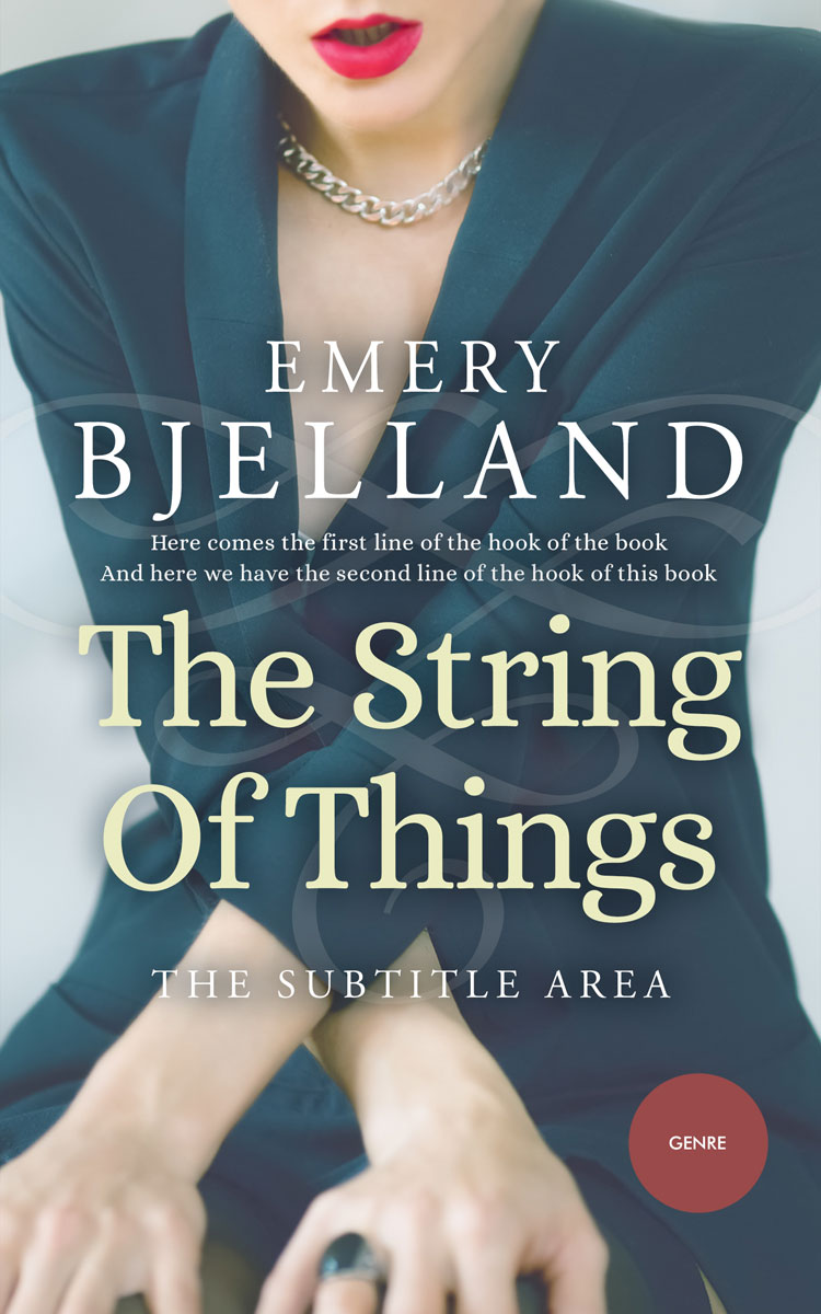 2D view of Premade Chick Lit Book Cover - Sisal